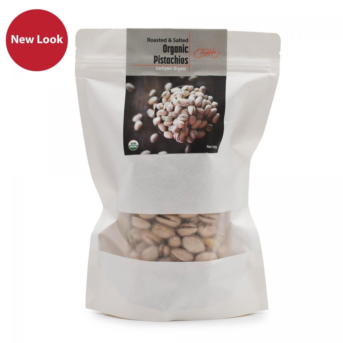 有機開心果 | 有鹽 350G | Food Hub - ORGANIC ROASTED PISTACHIOS 350G | SALTED