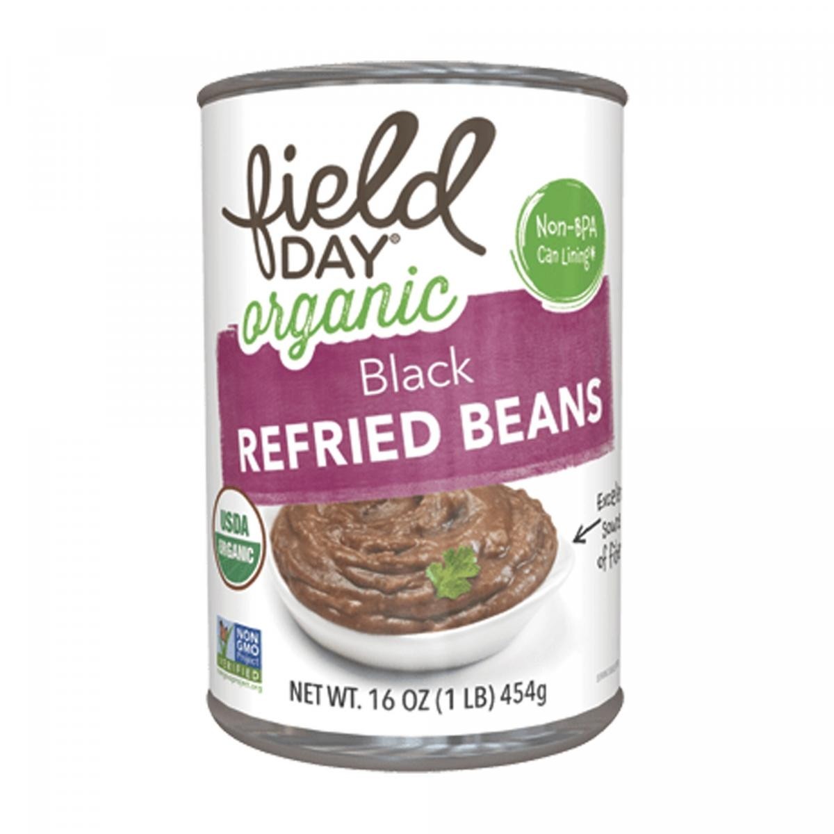 Field Day - 有機罐裝無脂肪黑豆泥 Organic Canned Free Refried Black Beans