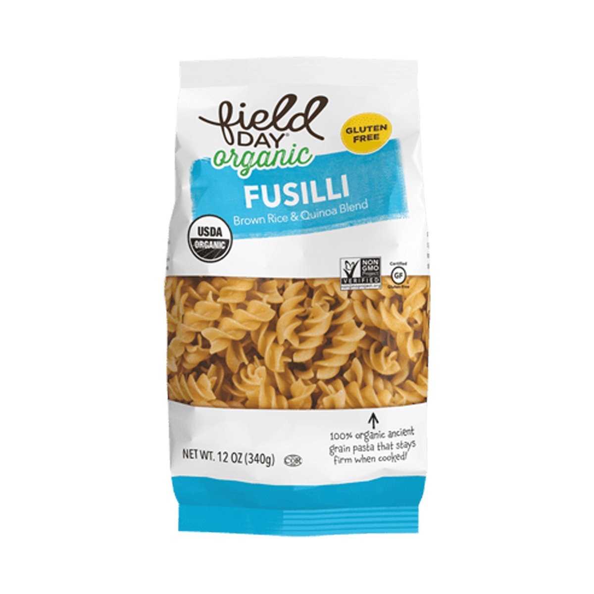 有機無麩質糙米藜麥螺絲粉"Field Day" ORGANIC GLUTEN FREE BROWN RICE & QUINOA BLEND FUSILLI