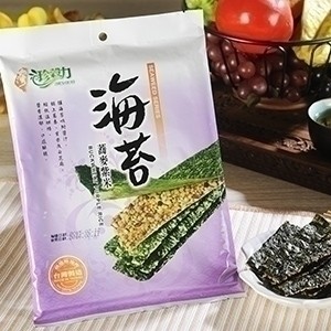 珍穀力海苔蕎麥紫米夾心脆片 Zhen Gu Li Buckwheat Purple Rice Seaweed Sandwich Cakes