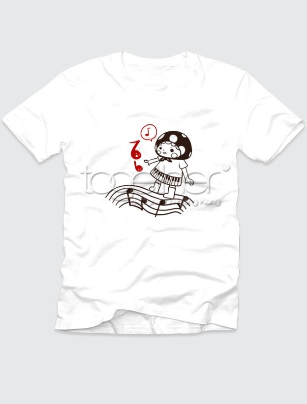 Together "Love Music" Girl Tee Shirt (AG1004F)