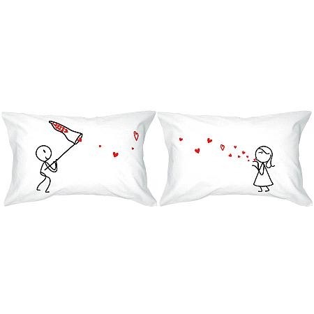 Human Touch - "愛吻捕手" 情侶枕頭套  "Kiss Catcher" Set / 2 Couple Pillow Case (3HT04-39)