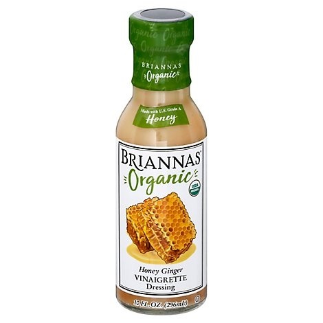  Briannas - 有機蜂蜜薑醋汁 Organic Honey Ginger Vinaigrette Dressing