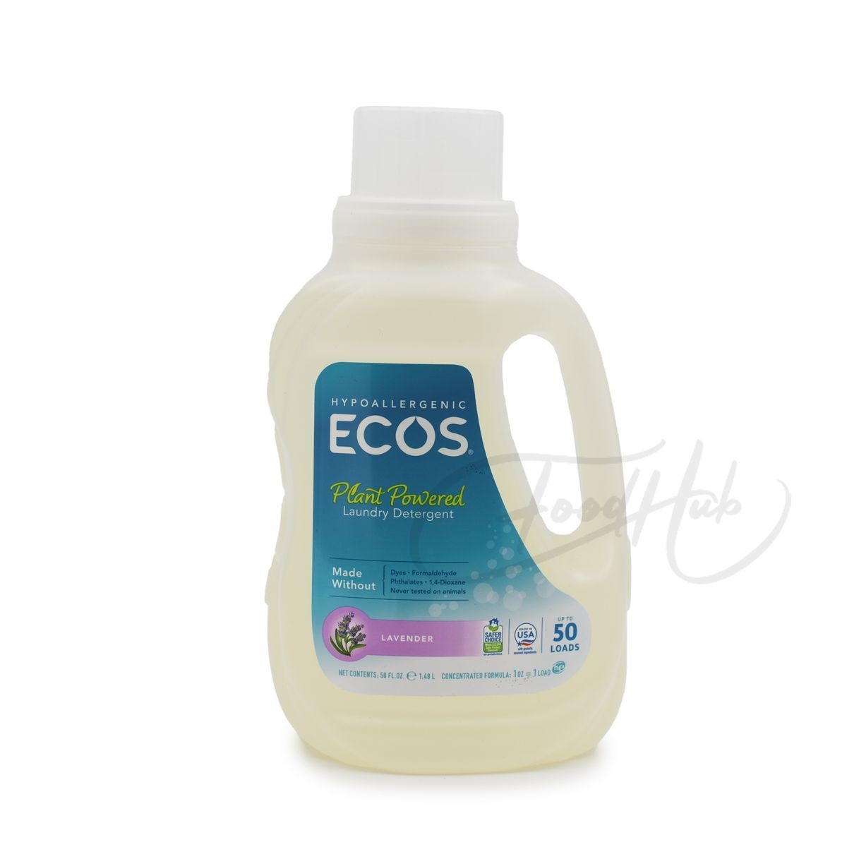 ECOS - 低敏洗衣液 | 薰衣草味 | 50 Loads 1.48L | Hypoallergenic Laundry Detergent  | Lavender | 50 Loads 1.48L