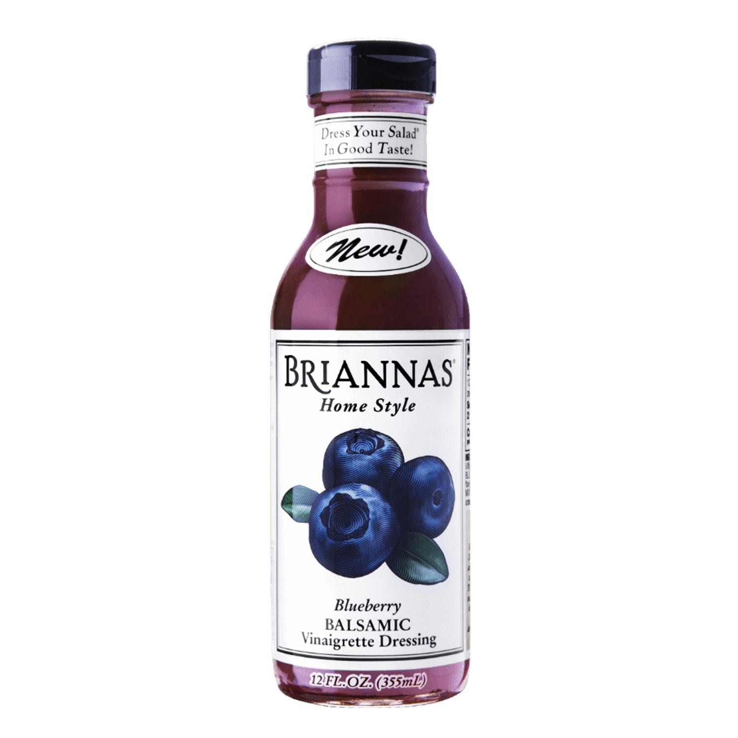 美國藍莓香脂沙律醋"Briannas"HOME STYLE BLUBERRY BALSAMIC VINAIGRETTE DRESSING