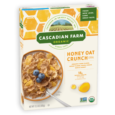 美國有機蜜糖燕麥穀物物早餐 "CASCADIAN FARM" ORGANIC HONEY OAT CRUNCH CEREAL