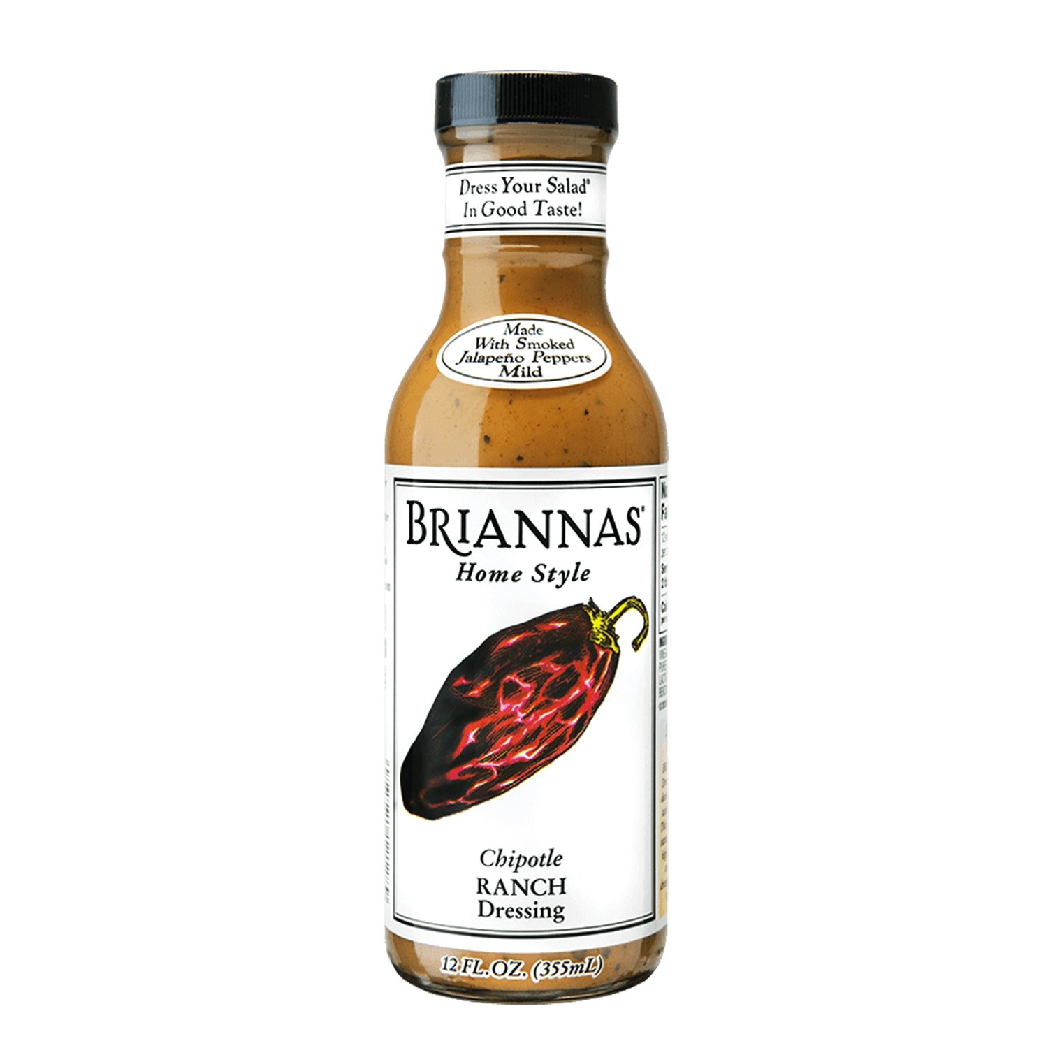 美國住家式墨西哥煙燻辣椒沙律醬"Briannas"HOME STYLE CHIPOTLR RANCH DRESSING