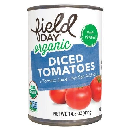Field Day - 有機無鹽番茄粒伴汁411g | Organic Diced Tomatoes in Tomato Juice No Salt 411g