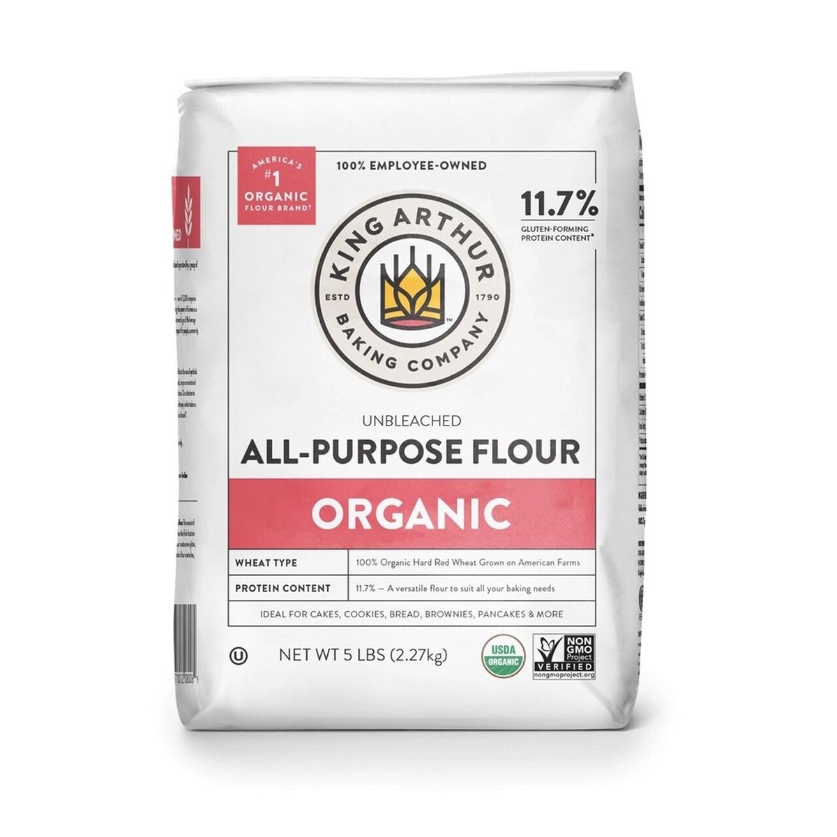 King Arthur - 有機無漂白多用途麵粉 | ORGANIC UNBLEACHED ALL-PURPOSE FLOUR