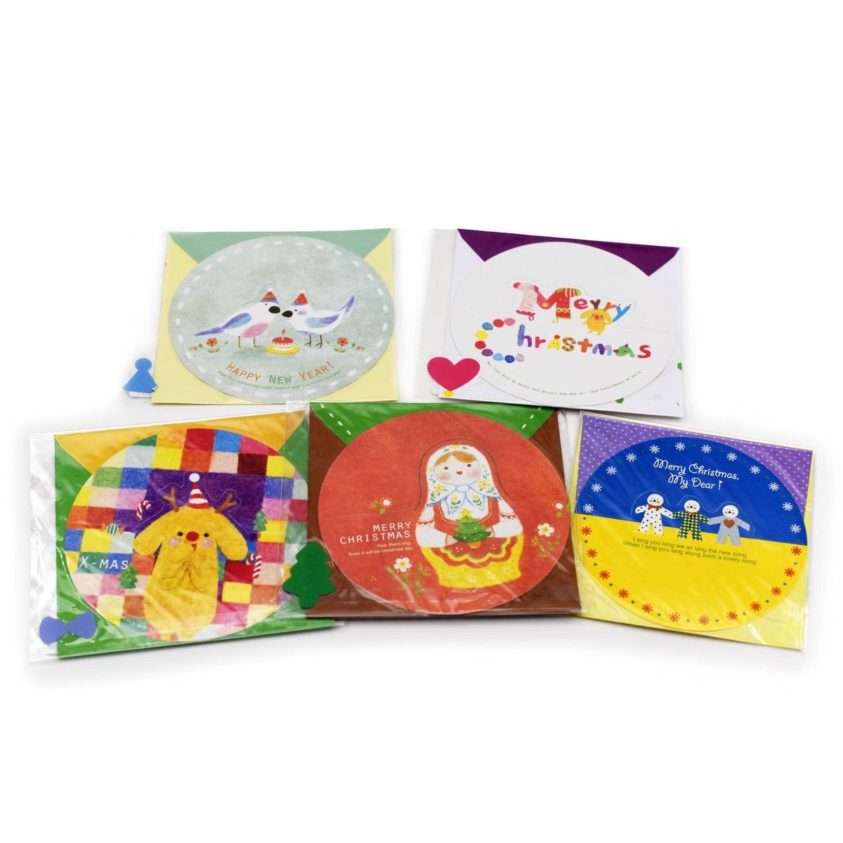 Oops - 立體聖誕卡 | 隨機5張 | Christmas 3D Greeting Card-Random 5 Pcs