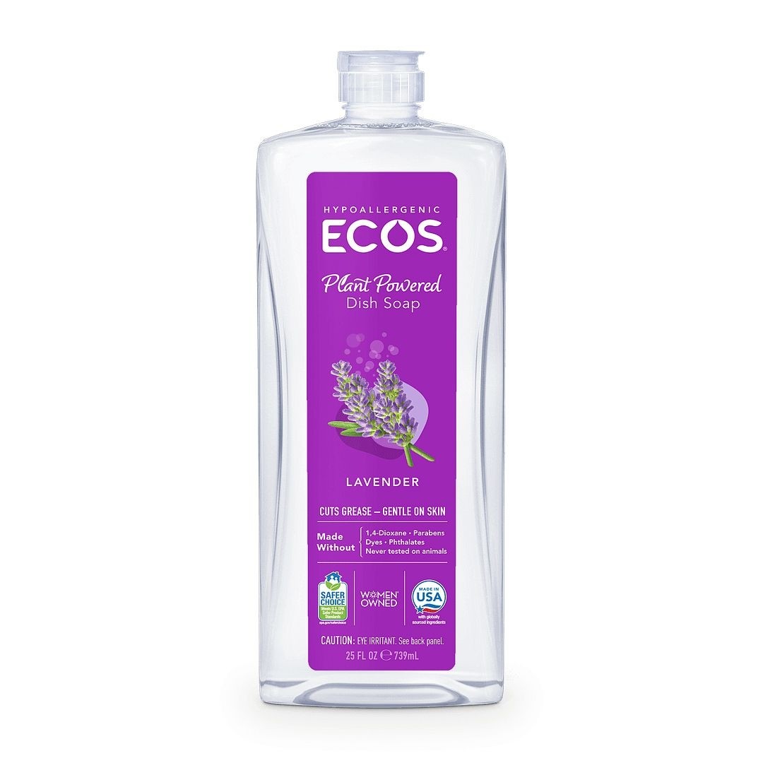 ECOS - 低敏洗碗液 | 薰衣草味 | Hypoallergenic Plant Powered Dish Soap | Lavender