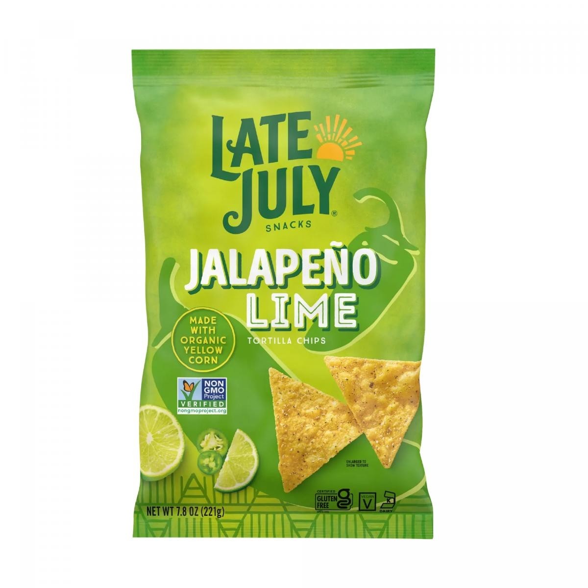 LATE JULY - 美國無麩質香辣青檸墨西哥粟米脆片| Jalapeno Lime Gluten Free Tortilla Chips