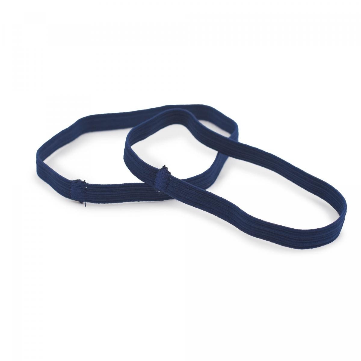 Oops - 扁橡筋織帶-海軍藍 (13cm) 2條Elastic Band-Dark Navy (13cm) 2pcs