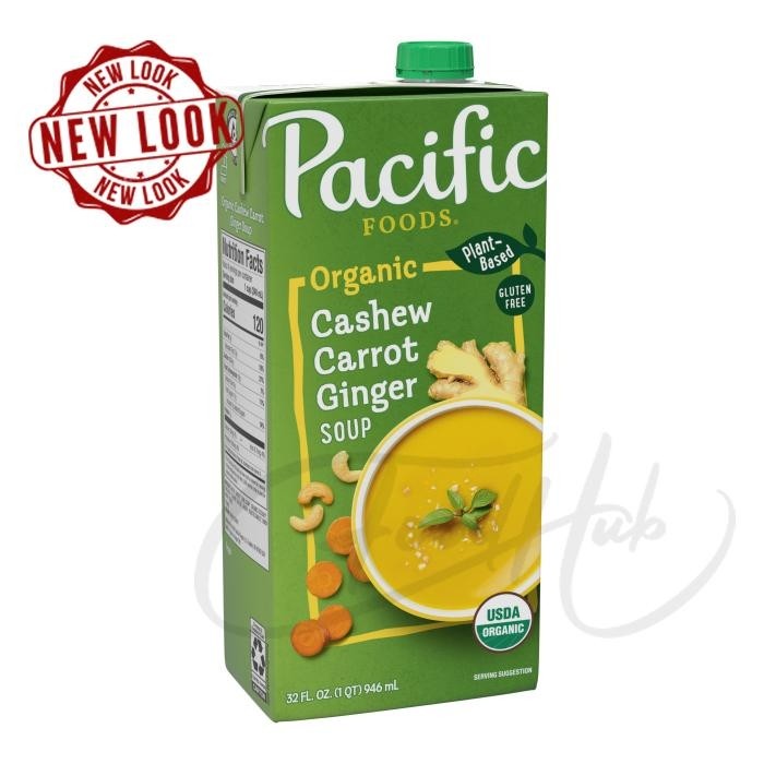 Pacific Foods 美國有機軟滑腰果甘筍薑湯 | ORGANIC CREAMY CASHEW CARROT GINGER SOUP