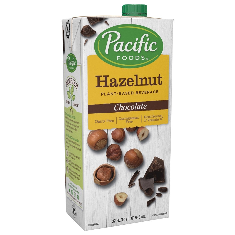 Pacific Foods - 美國榛子朱古力植物奶（快將到期）"FPacific Foods"HAZELNUT CHOCOLATE PLANT-BASED BEVERAGE 