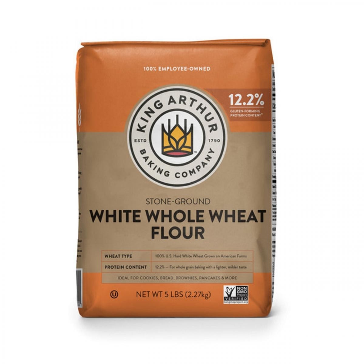 KING ARTHUR - 100％ 白全麥麵粉 | 100% White Whole Wheat Flour