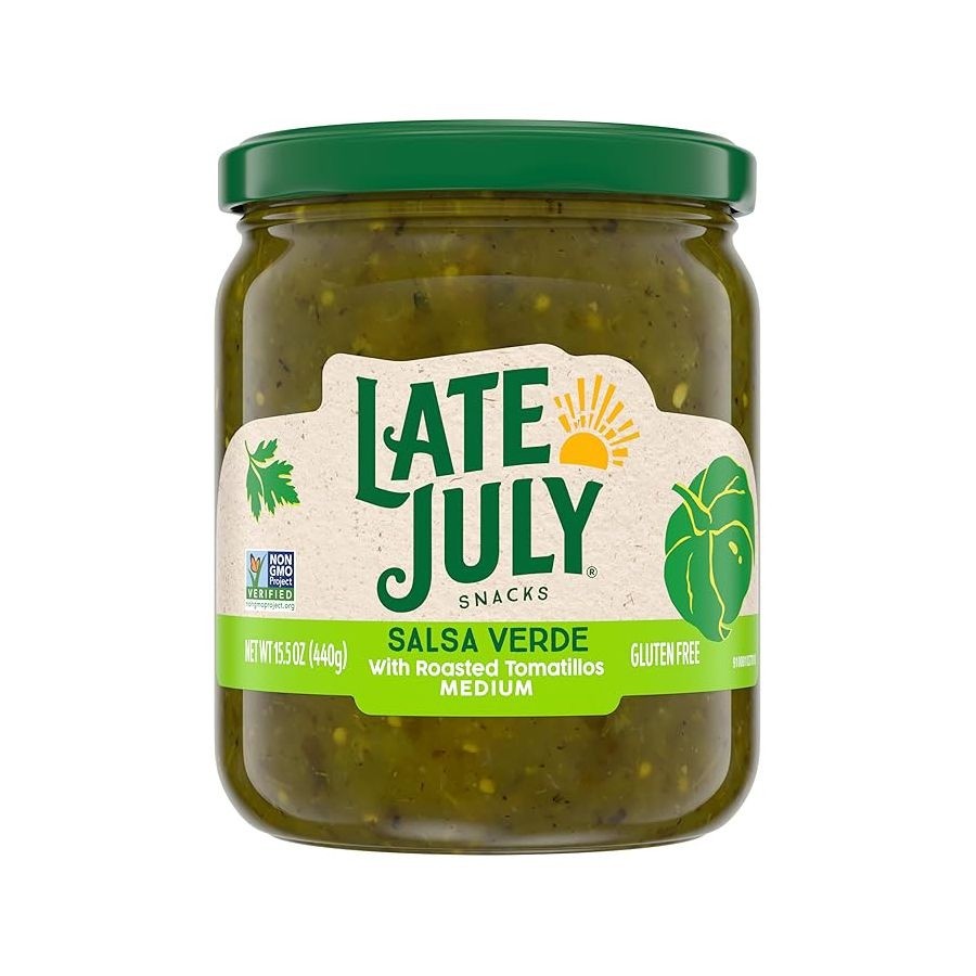 LATE JULY - 美國無麩質烤番茄莎莎青醬 | 中辣 | Gluten Free Salsa Verde with Roasted Tomatillos | Medium