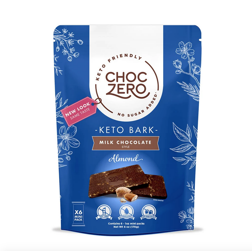 ChocZero - 生酮杏仁牛奶朱古力塊 Keto Bark Almond Milk Chocolate 