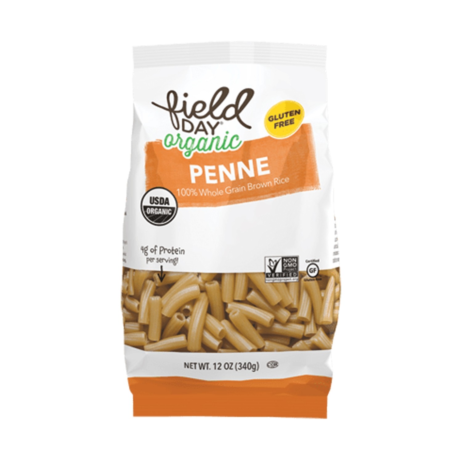 Field Day - 美國有機無麩質糙米長通粉 ORGANIC GLUTEN FREE WHOLEGRAIN BROWN RICE PENNE