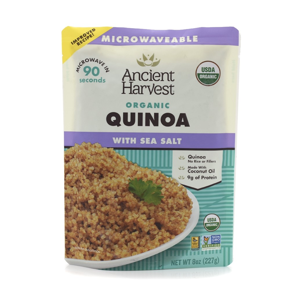 美國有機海鹽藜麥 (微波加熱即食) "Ancient Harvest" Organic SEA SALT MICROWAVABLE HEAT-AND-EAT QUINOA