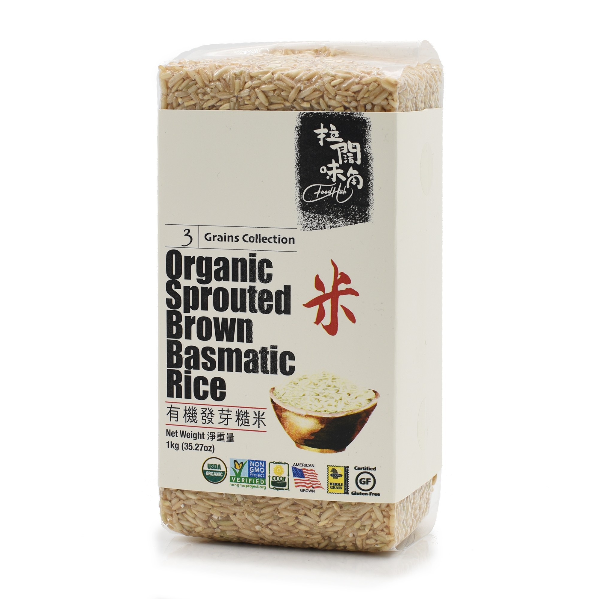 Food hub - 美國有機發芽糙米 ORGANIC SPROUTED BASMATIC RICE