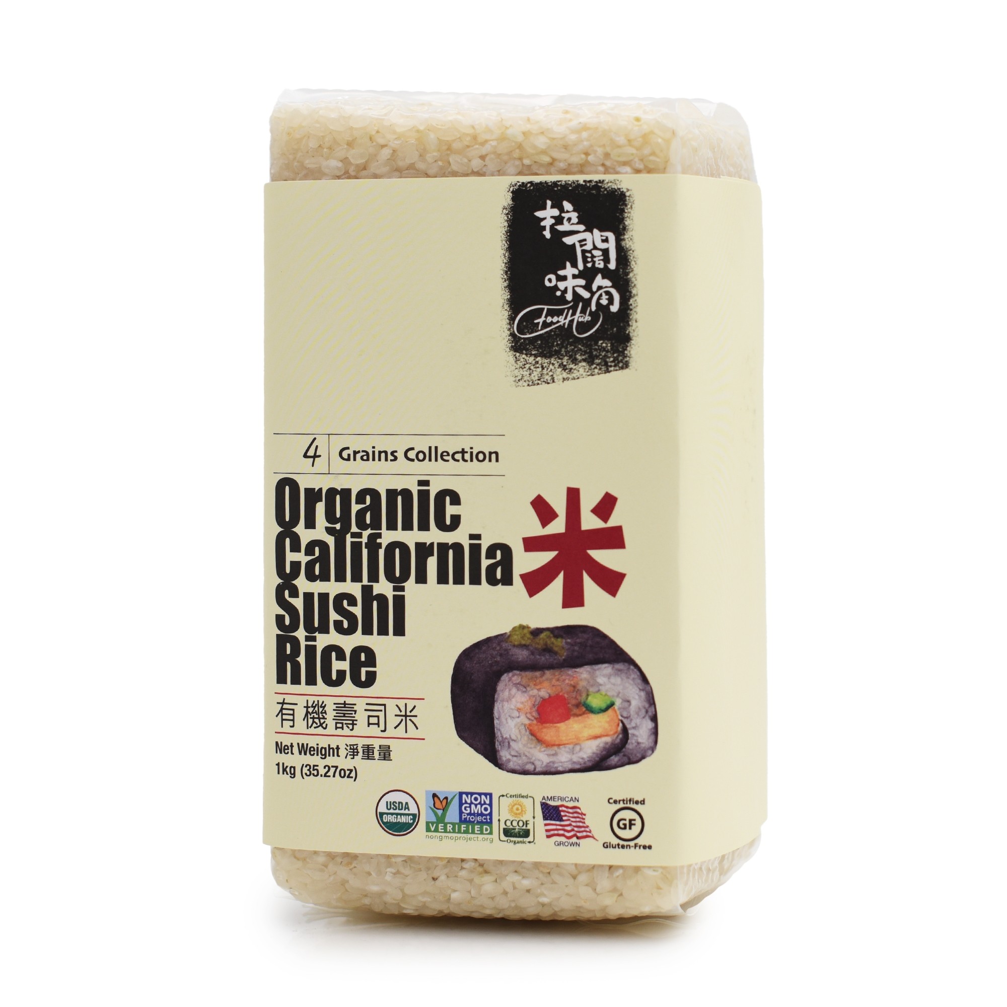 Food Hub - 美國有機壽司米 ORGANIC CALIFORNIA SUSHI RICE