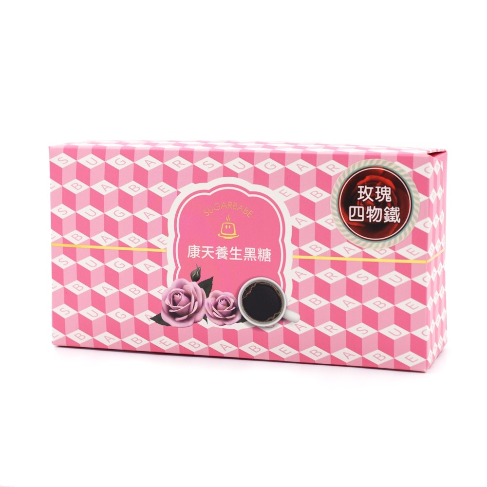 康天 - 玫瑰四物鐵黑糖茶 (奶蛋素) Sugarbabe - European Roses in Pure Black Cane Sugar