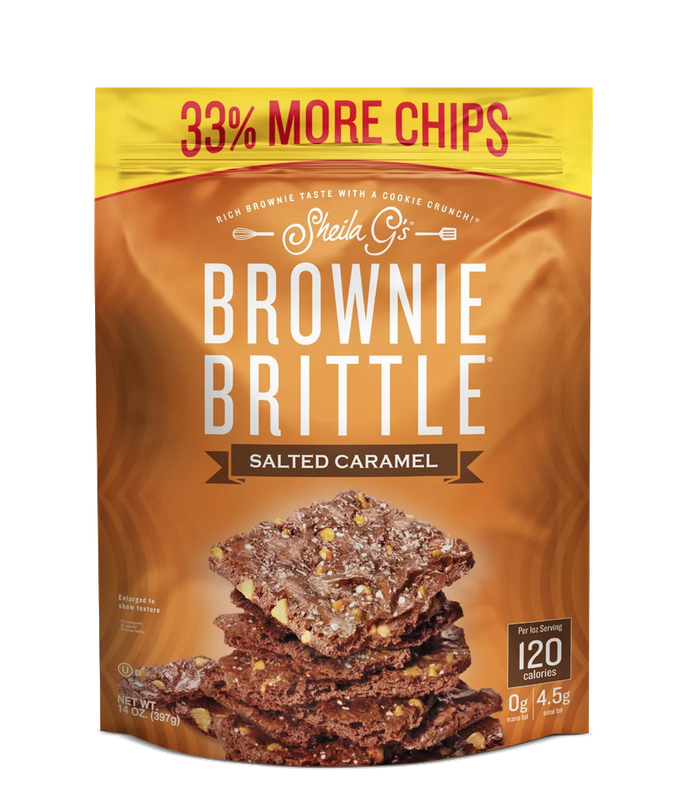  Sheila G's - 咸焦糖布朗尼脆片 (33% 增量裝） Salted Caramel Brownie Brittle  （33% More Chip)
