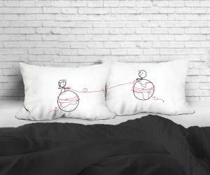 Human Touch -  "火星與金星" 情侶枕頭套 "Mars & Venus" Set / 2 Couple Pillow Case (3HT04-116)