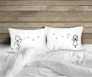 Human Touch -  "愛之泡泡" 情侶枕頭套 "Love Bubble" Set / 2 Couple Pillow Case (3HT04-25)