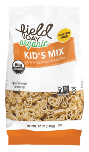 Field day - 有機無麩質糙米兒童雜錦通心粉 ORGANIC GLUTEN FREE WHOLEGRAIN BROWN RICE KID'S MIX