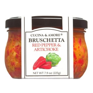 CUCINA & AMORE - 紅椒雅枝竹(朝鮮薊)意式抹醬/意粉醬 | 微辣 | Red Pepper & Artichoke Bruschetta | Mild 