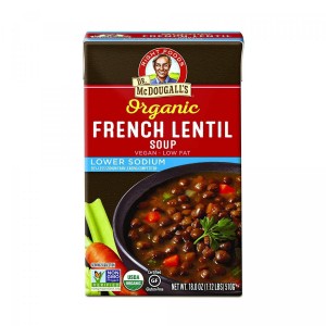 DR. McDOUGALL'S RIGHT FOODS - 有機法國扁豆湯 | 低鹽 | Organic French Lentil  | Lower Sodium