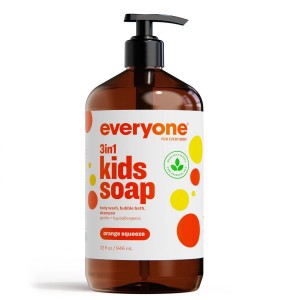 EO - 三合一兒童香橙味冲涼洗頭液 945ml | 3-in-1 Kids Soap | Body Wash, Bubble Bath, Shampoo | 945ml