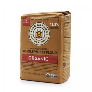 King Arthur - 有機100% 全麥麵粉2LB | Organic 100% Whole Grain Whole Wheat Flour2LB