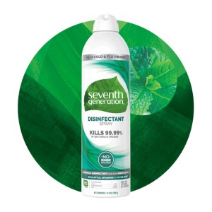 Seventh Generation - 消毒噴霧 - 桉樹、留蘭香和百里香 | 	Disinfectant Spray - Eucalyptus, Spearmint & Thyme