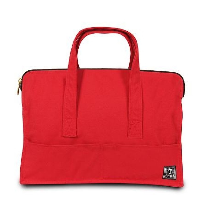 T-Bags Linen Bag - Red (TBCB010R)