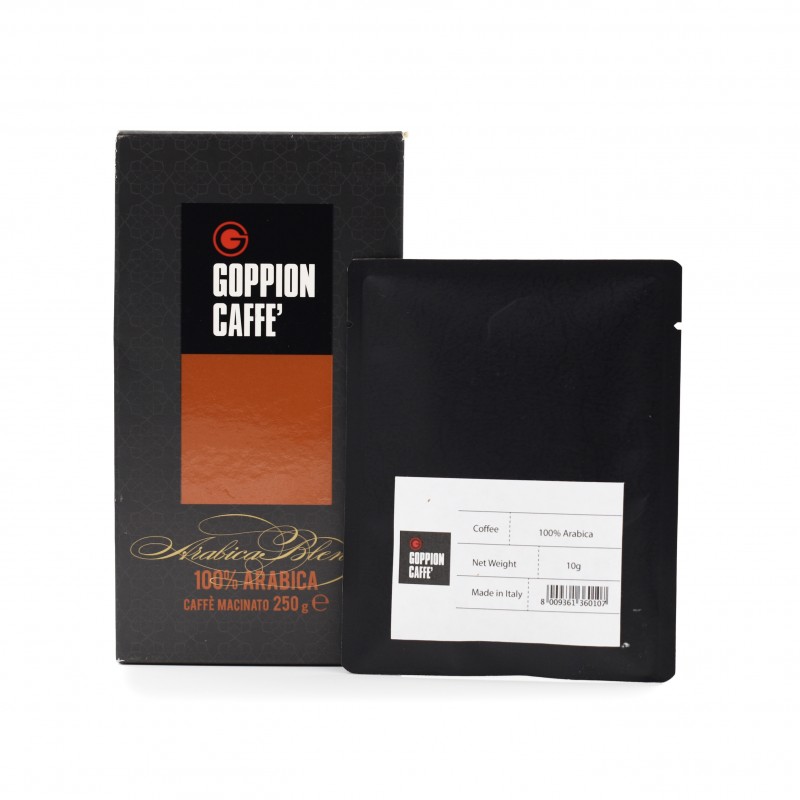意大利精選阿拉比卡掛耳式咖啡包 x 5 "GOPPION CAFFE"ARABICA BLEND GROUND DRIP BAG COFFEE x 5