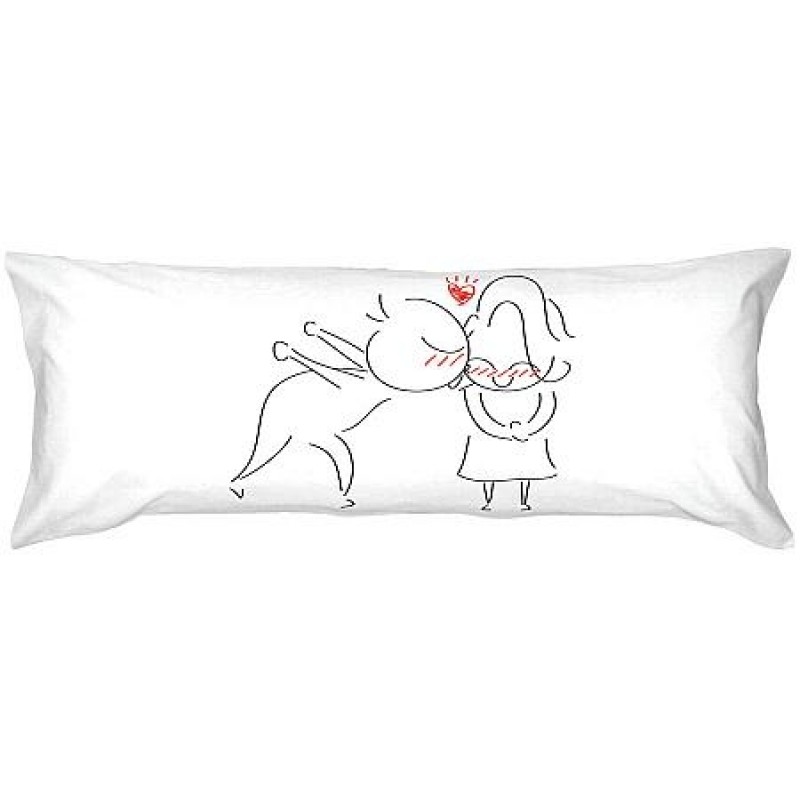 Human Touch - "親吻" 情侶長枕頭套 "Big Kiss" Long Pillow Case (3HT06-36)
