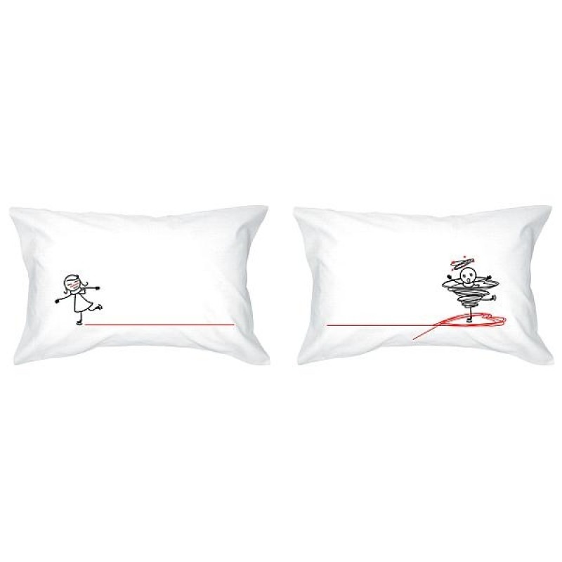 Human Touch -  "愛氹氹轉" 情侶枕頭套 "Spin Me Round" Set / 2 Couple Pillow Case (3HT04-84)