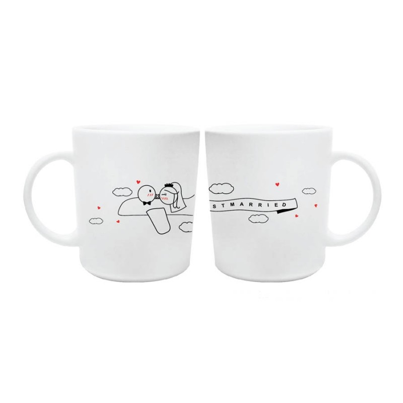 Human Touch - Boy Meets Girl "Just Married Plane" Mug (3HTT04-119) 1pc only
