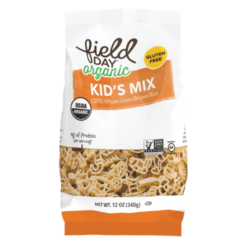 Field day - 有機無麩質糙米兒童雜錦通心粉 ORGANIC GLUTEN FREE WHOLEGRAIN BROWN RICE KID'S MIX