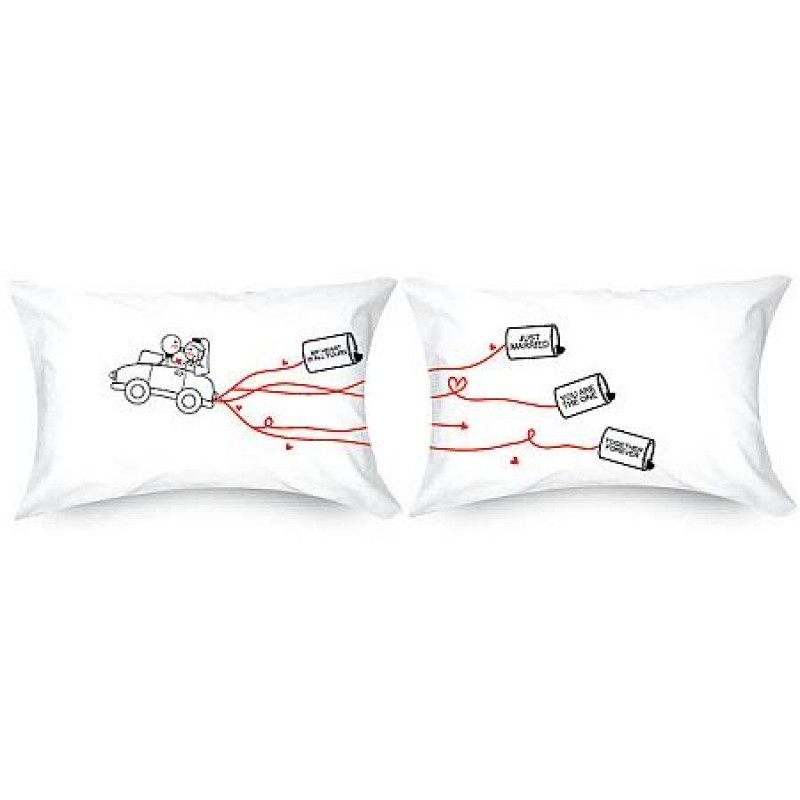 Human Touch -"我們結婚了(汽車篇)" 情侶枕頭套"Just Married Car" Set / 2 Couple Pillow Case (3HT04-114)