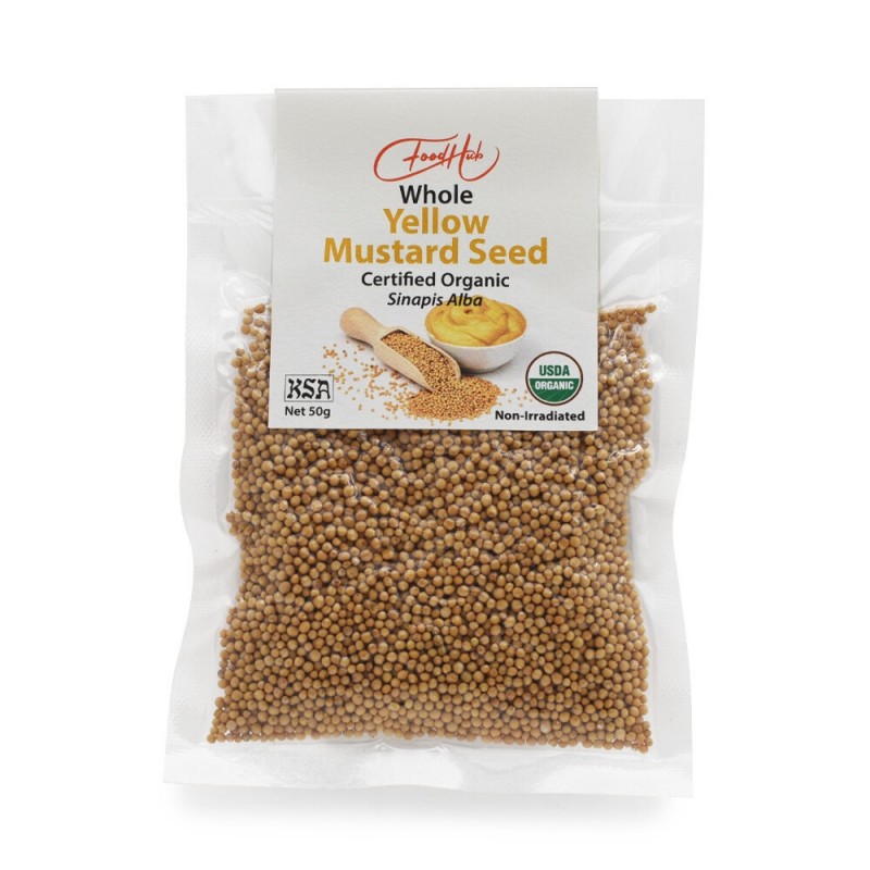 Food Hub - 有機黃芥茉籽粒 Organic Whole Yellow Mustard Seed