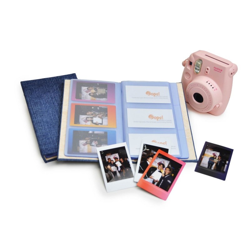 Handmade Bao Bao - 牛仔布手工閃卡簿｜名片簿｜40卡位 ｜款式隨機 | Denim Handmade Celebrity Photo Card Holder｜Name Card Holder | 40 Pockets | Random Pattern