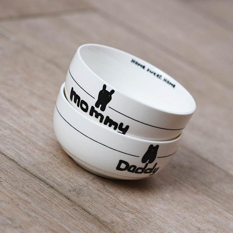 Together "Mommy Daddy" Set / 2 Bowl (B0215235/B0215236)