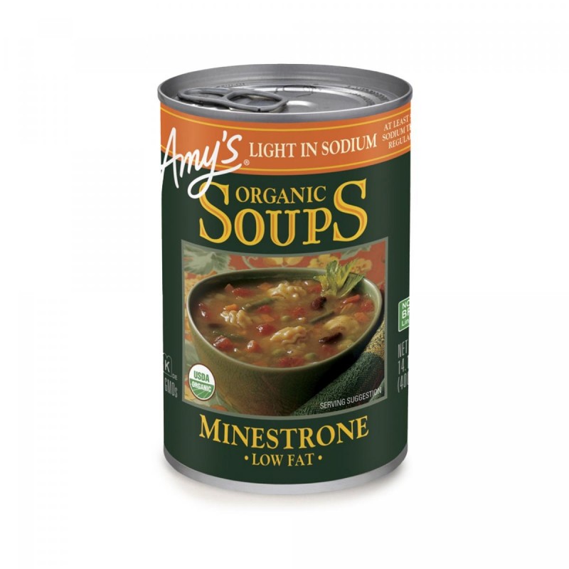 Amy's - 有機低鹽底脂混合蔬菜湯Organic Soups Minestrone Light in Sodium (Low Fat)
