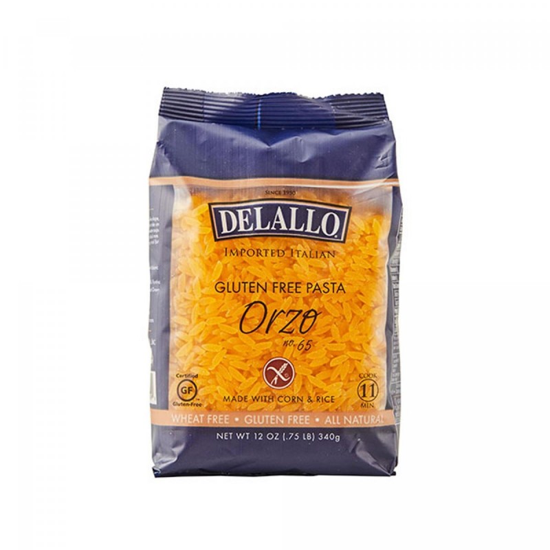 DELALLO - 無麩質意粉粒 | Gluten Free Orzo | Corn & Rice