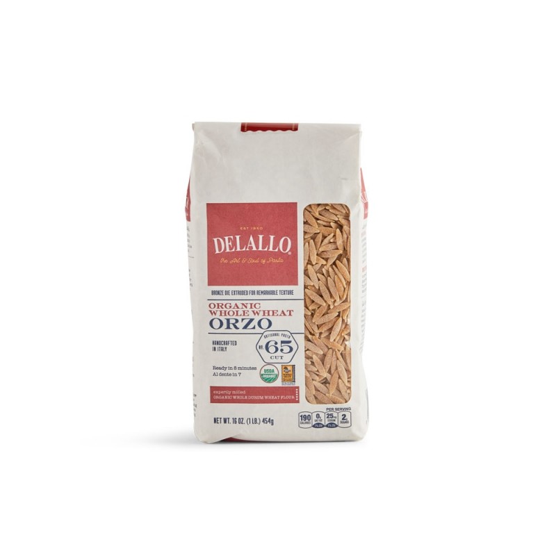 DELALLO - 意大利有機意粉粒 | Organic Whole Wheat Orzo