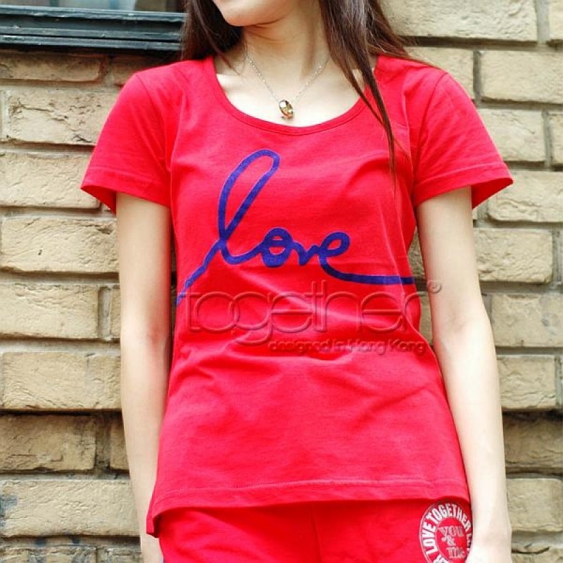 Together "LOVE" Tee Shirt - Girl 女裝Tee恤 (2533F)